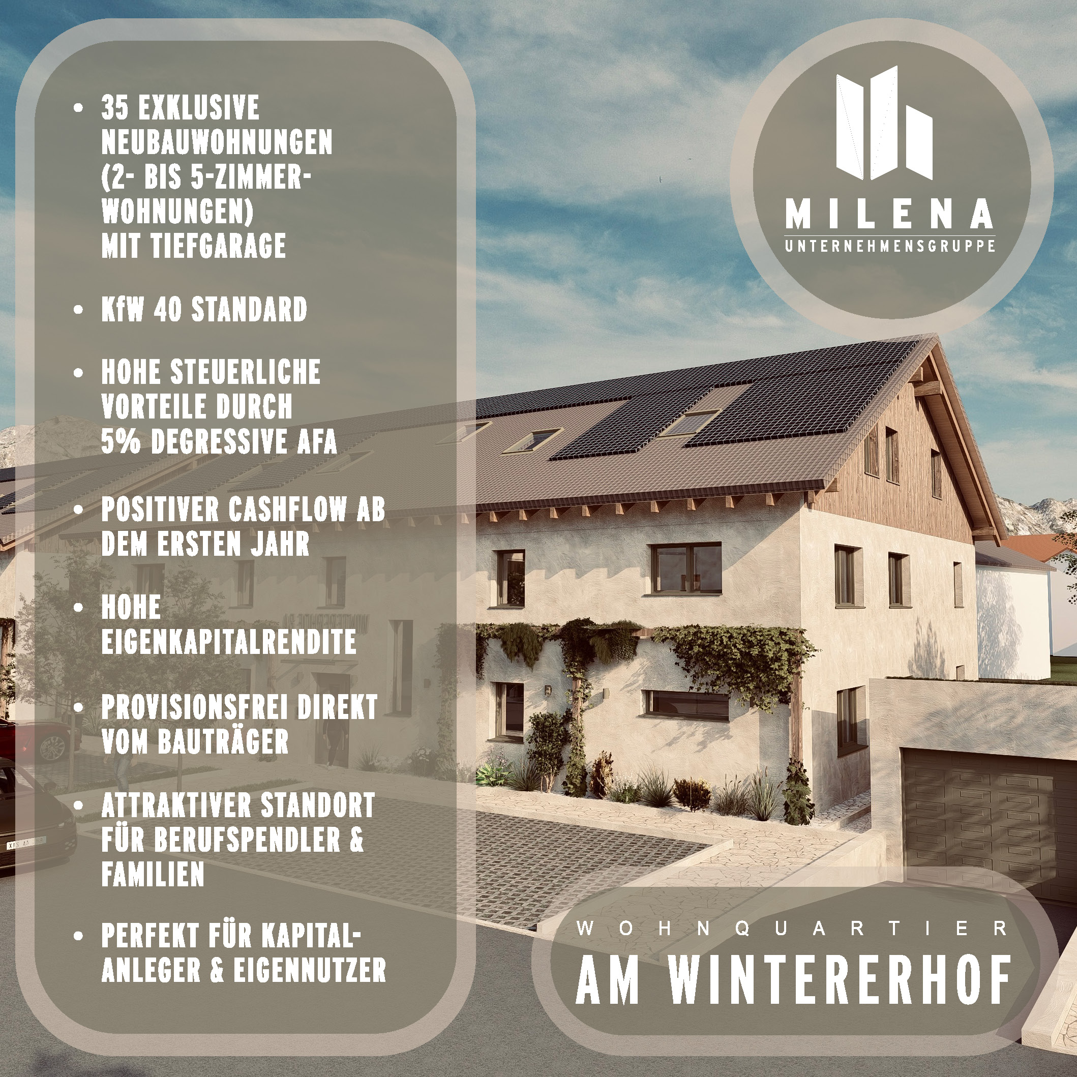 Exklusive Neubauwohnungen am Wintererhof Milena Immobilien